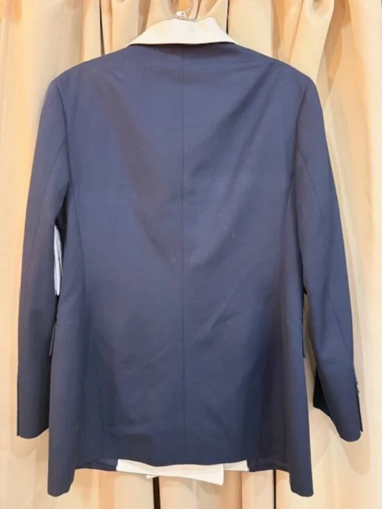 NWT SALVATORE FERRAGAMO BLUE BLAZER SIZE 42 (6/8 US) - Picture 3 of 6